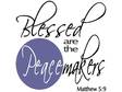 Blessed are the Peacemakers Bumpies sticker A short but